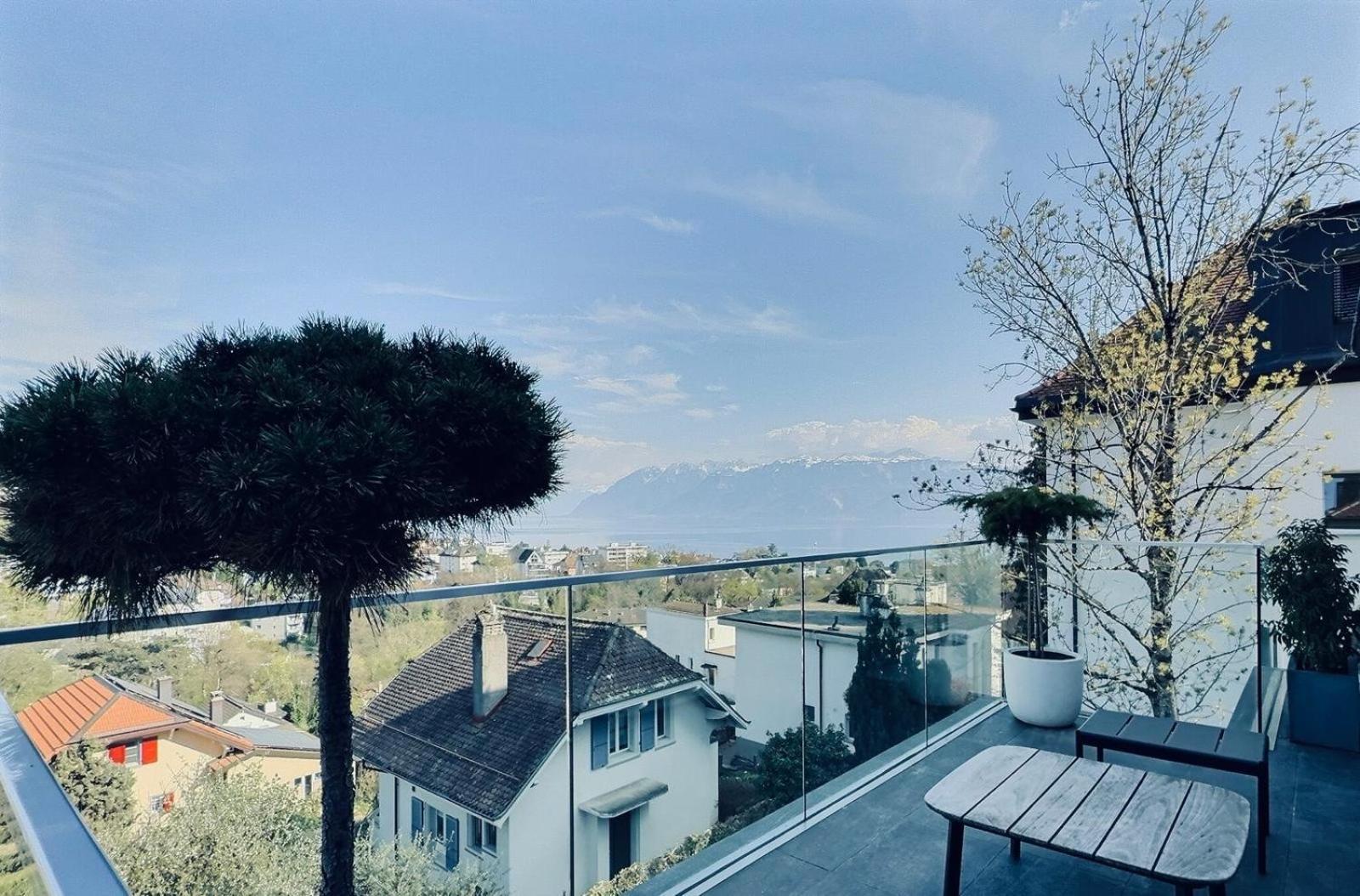 New Luxury Lake view Apartment - Lausanne Exterior foto