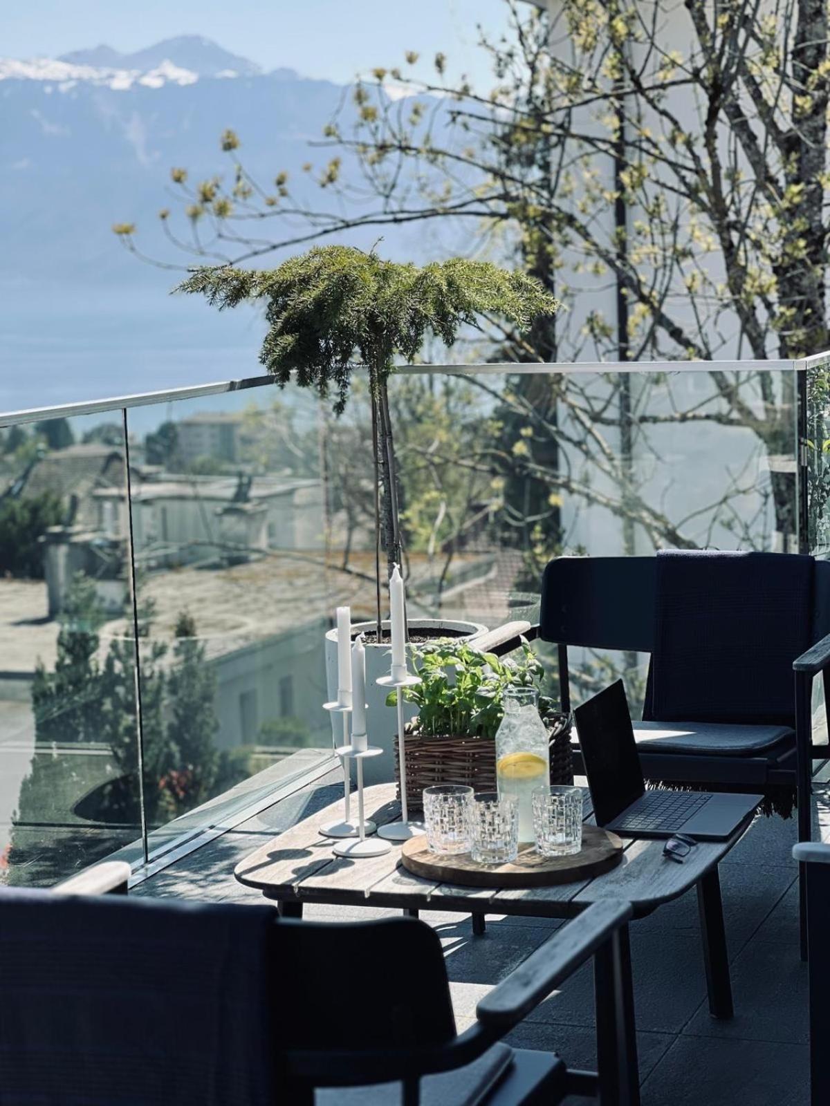 New Luxury Lake view Apartment - Lausanne Exterior foto